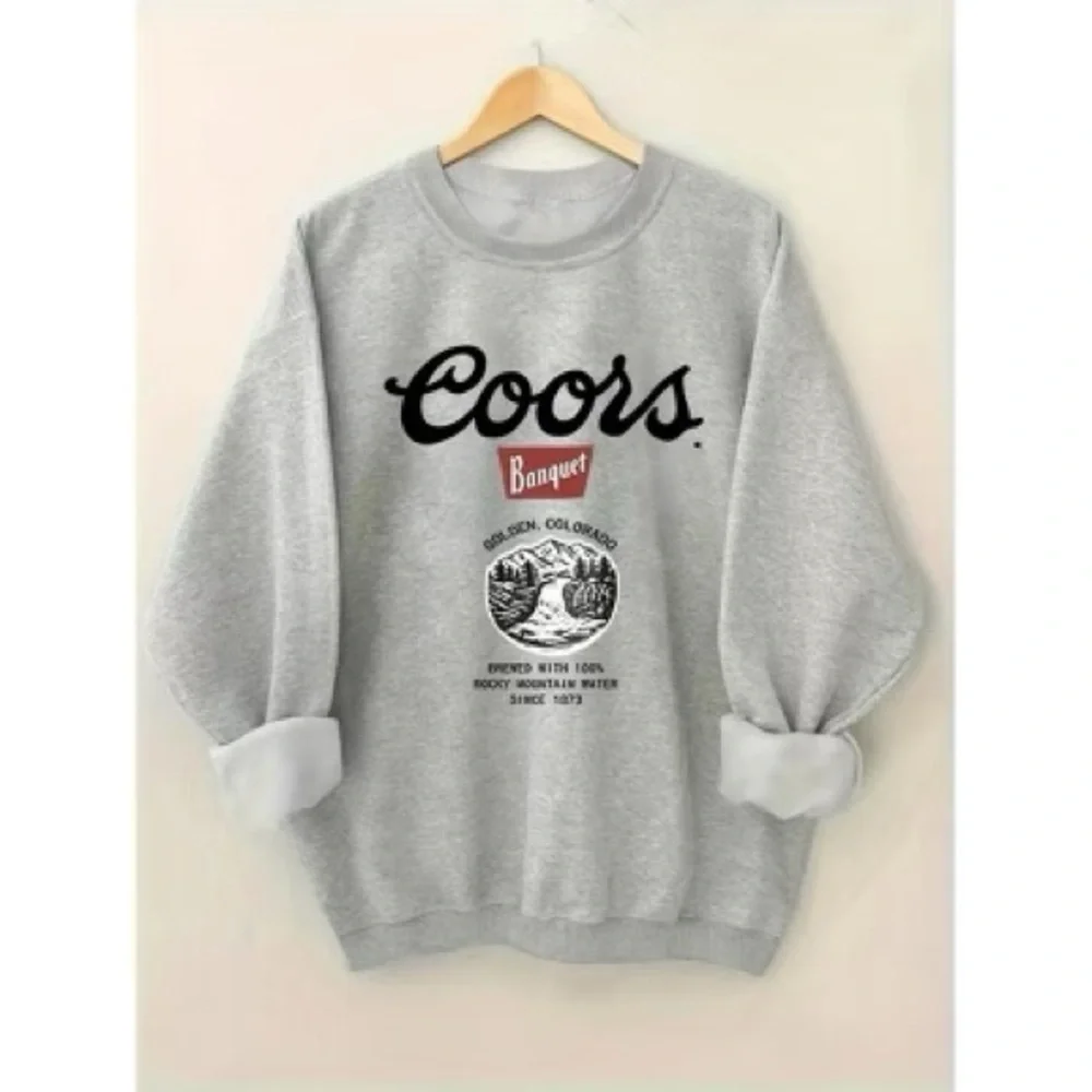 COORS BANQUET GRAY SWEATSHIRT - Picture 1 of 4